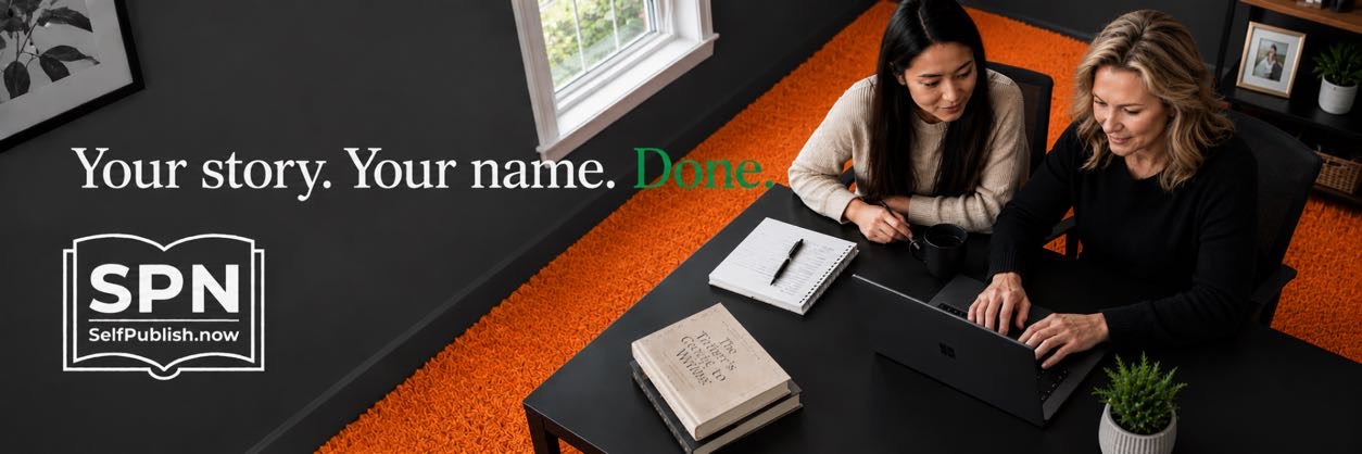 Your story. Your name. Done. — SelfPublish.now