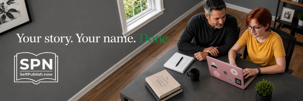 Your story. Your name. Done. — SelfPublish.now