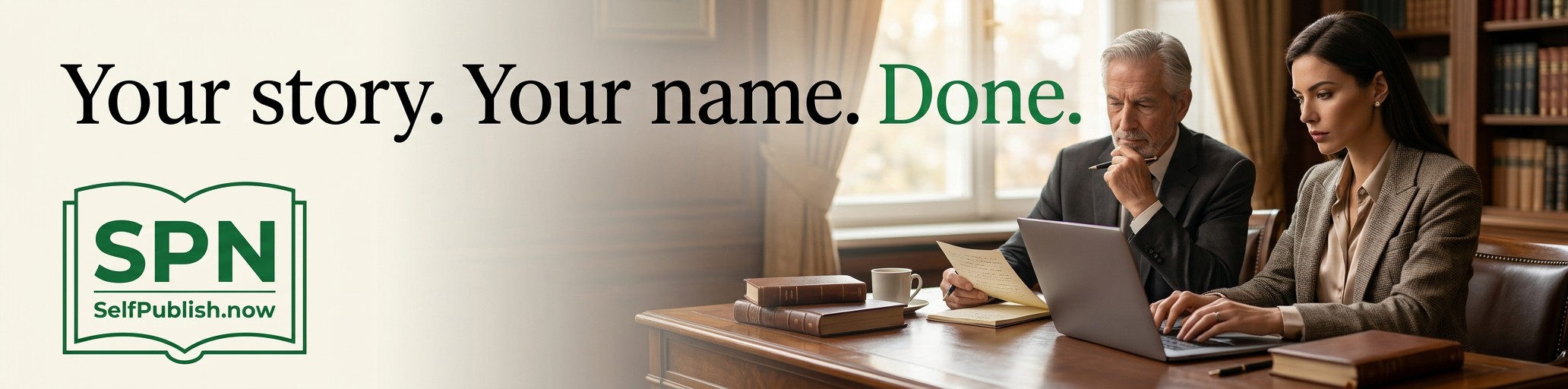 Your story. Your name. Done. — SelfPublish.now